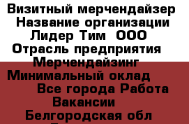 Визитный мерчендайзер › Название организации ­ Лидер Тим, ООО › Отрасль предприятия ­ Мерчендайзинг › Минимальный оклад ­ 18 000 - Все города Работа » Вакансии   . Белгородская обл.,Белгород г.